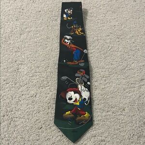 Mickey Unlimited Golf Character Tie
